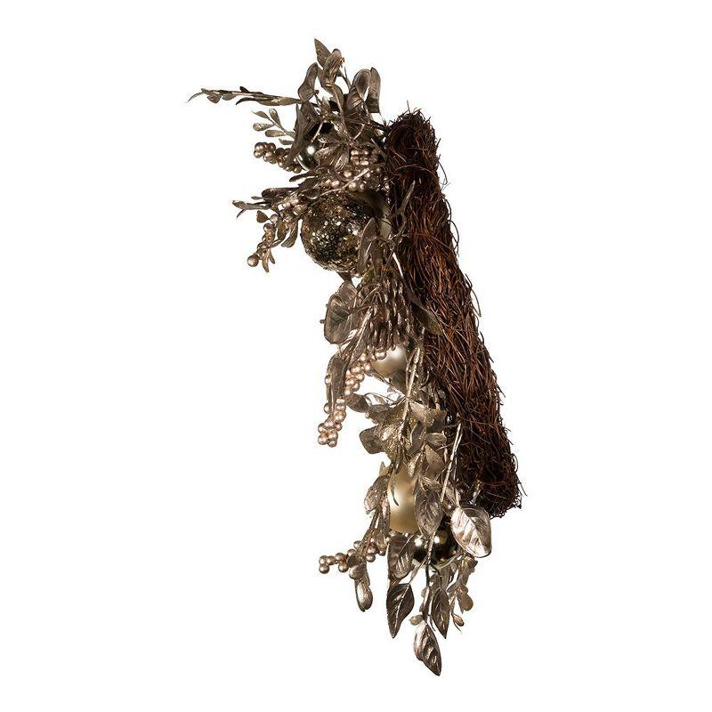 Kurt Adler Faux Rattan 24'' Wreath