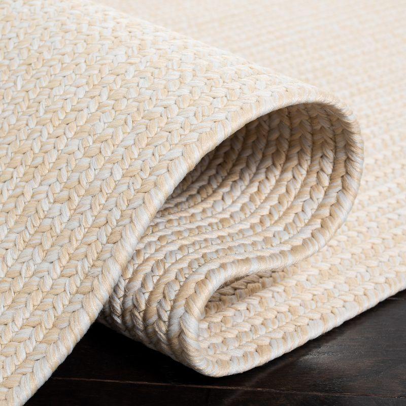 Braided BRD315 Hand Woven Area Rug - Ivory/Beige - 5'x8' - Safavieh.
