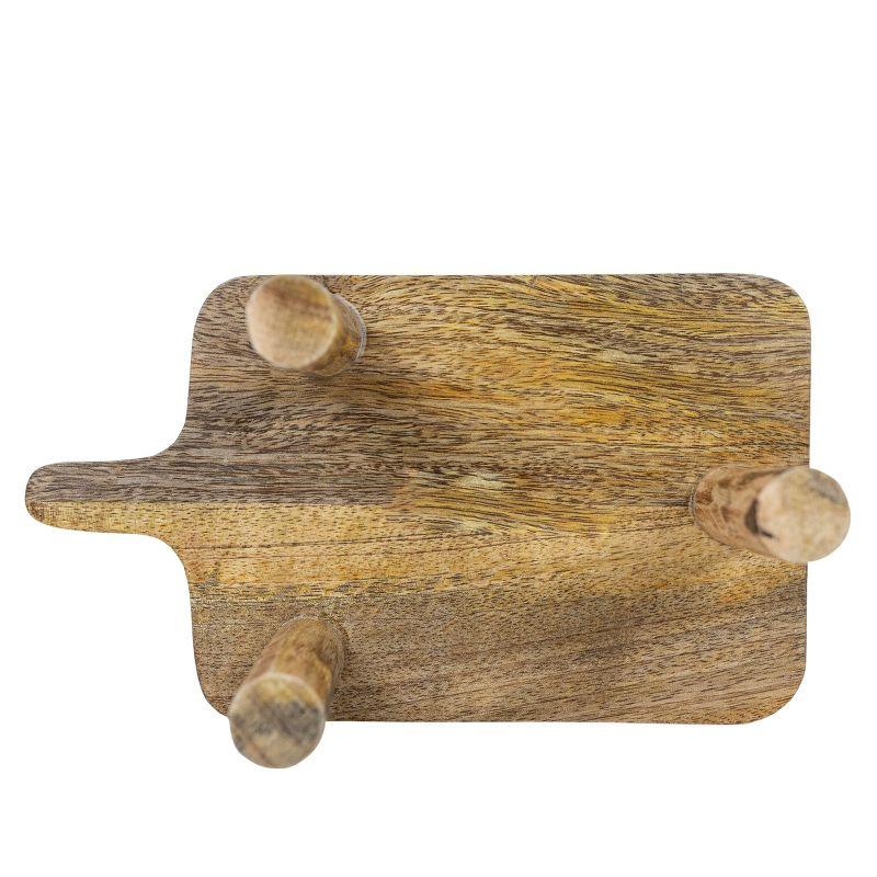 3 Leg Mango Wood Riser by Foreside Home & Garden