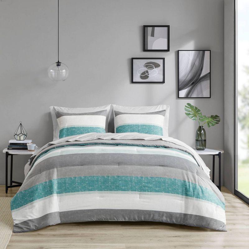 Madison Park Essentials Jaxon Comforter Set with Bed Sheets