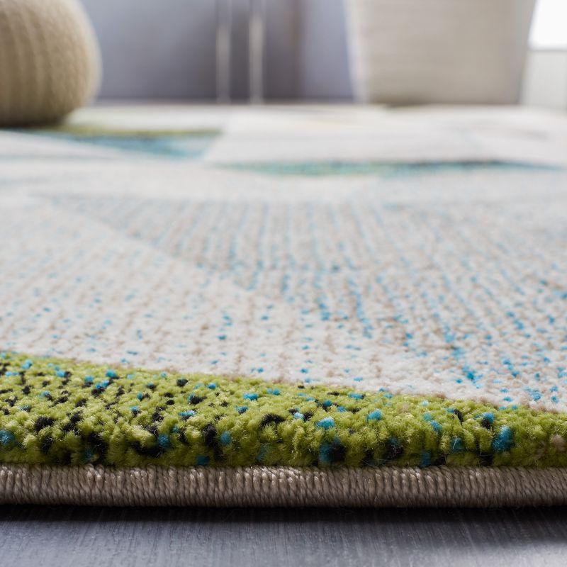 Porcello PRL6940 Power Loomed Indoor Area Rug - 9'x12' - Ivory/Green - Safavieh
