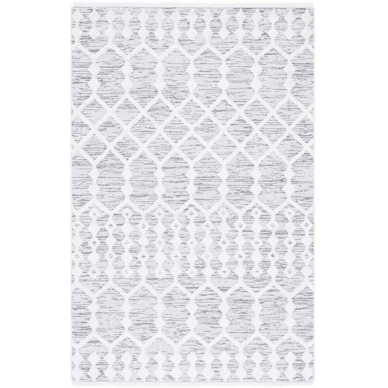 Augustine Taupe/Ivory Flat Woven Synthetic 8' x 10' Area Rug