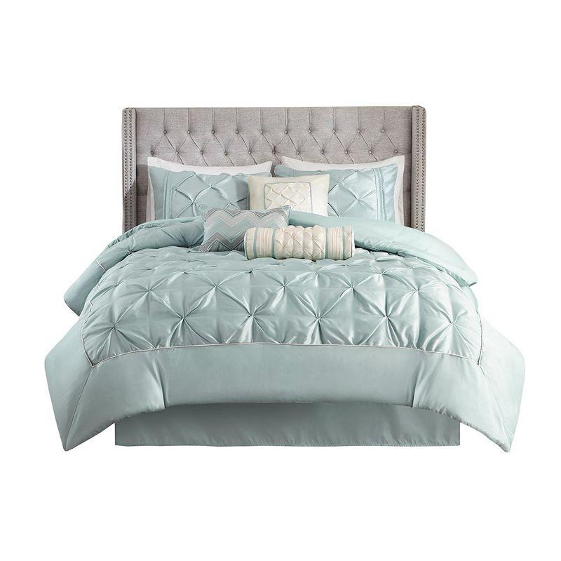 Madison Park Laurel 7 Piece Tufted Comforter Set