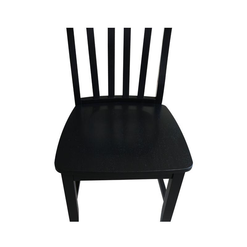 August Grove® Toby 18.5'' H Solid Wood Side Chair (Set of 2)