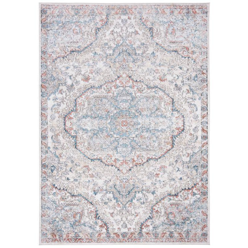 Oregon ORE812 Power Loomed Area Rug - Grey/Blue - 5'1"x7'6" - Safavieh.