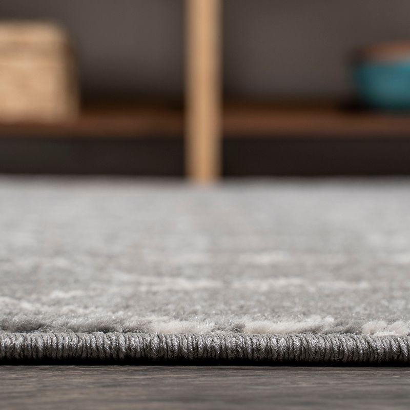 JONATHAN Y Moroccan HYPE Boho Vintage Diamond Gray/Ivory 5' Square Area Rug