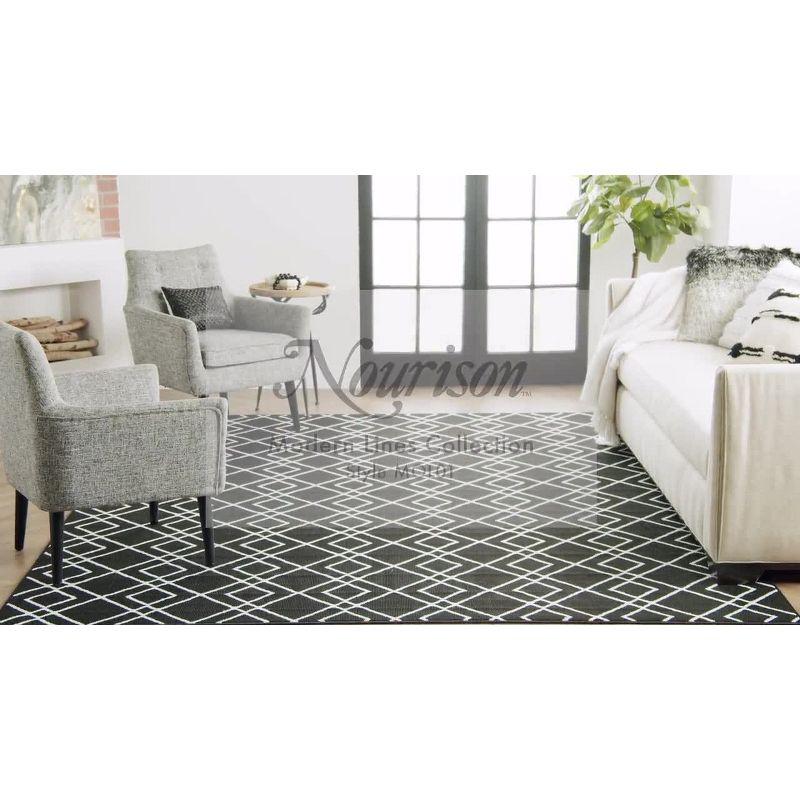 Nourison Modern Lines Geometric Indoor Rug