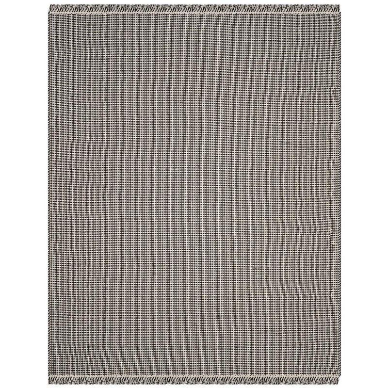 Montauk MTK340 Hand Woven Indoor Area Rug - Ivory/Black - 8'x10' - Safavieh.