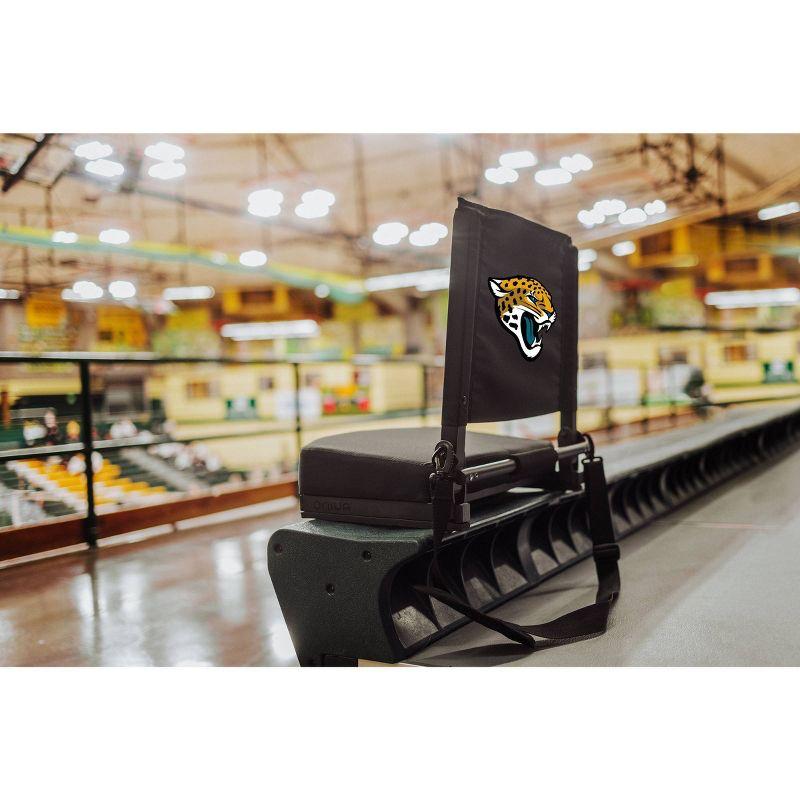 NFL Jacksonville Jaguars Stadium Seat Cushion with Back Support