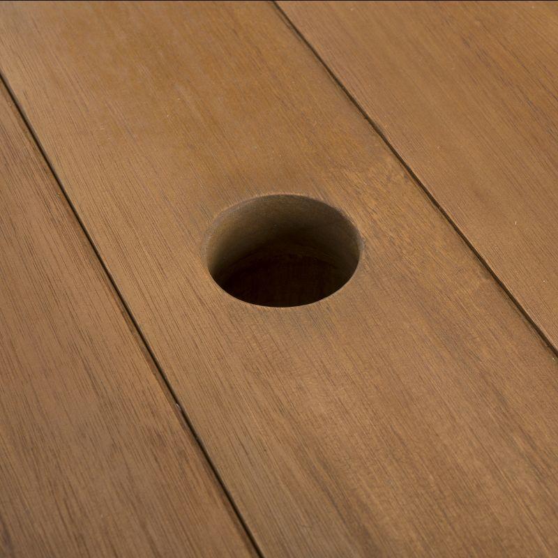 Wales Round Dining Table - Indoor/Outdoor - PAT7036 - Natural - Safavieh