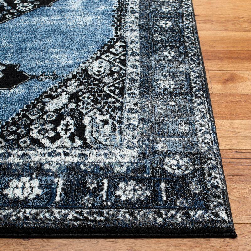 Vintage Hamadan VTH217 Power Loomed Indoor Area Rug - Blue/Grey - 8'x10' - Safavieh