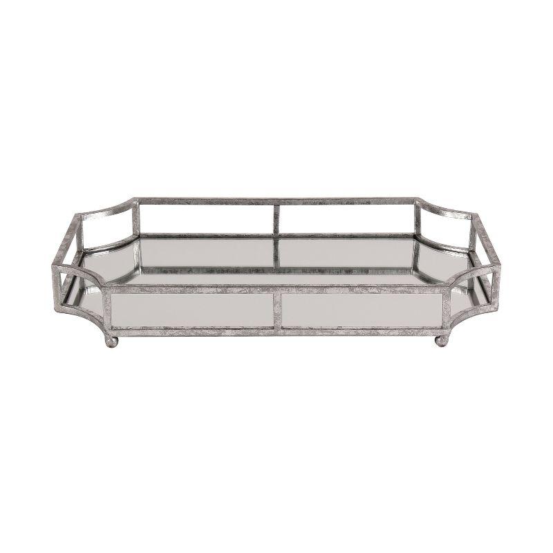Kate and Laurel Ciel Tray, 12x18, Silver