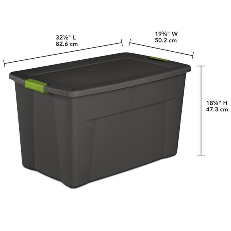 Sterilite Storage Tote Box with Latching Container Lid