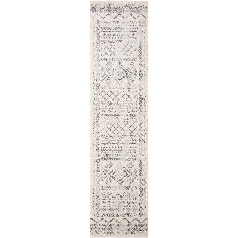 Tulum TUL268 Power Loomed Runner Rug - Ivory/Grey - 2'x21' - Safavieh.
