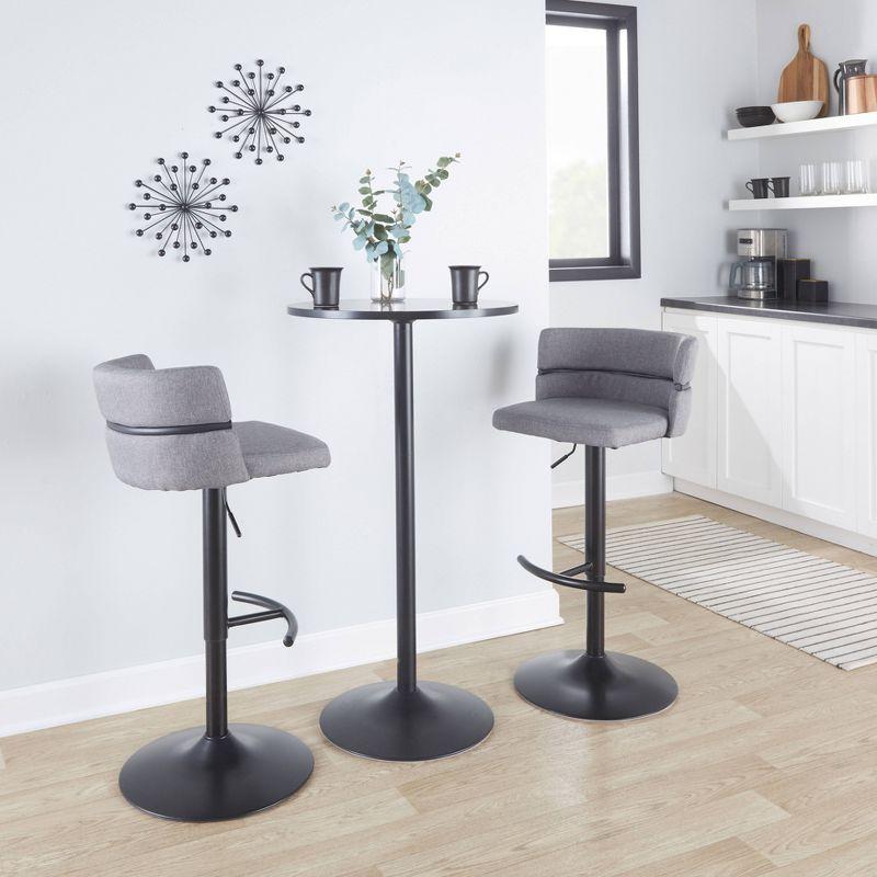 Set of 2 Adjustable Barstools - LumiSource