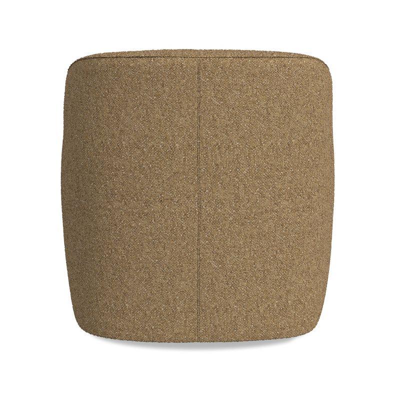 HomePop Upholstered Swivel Accent Chair Light Tan