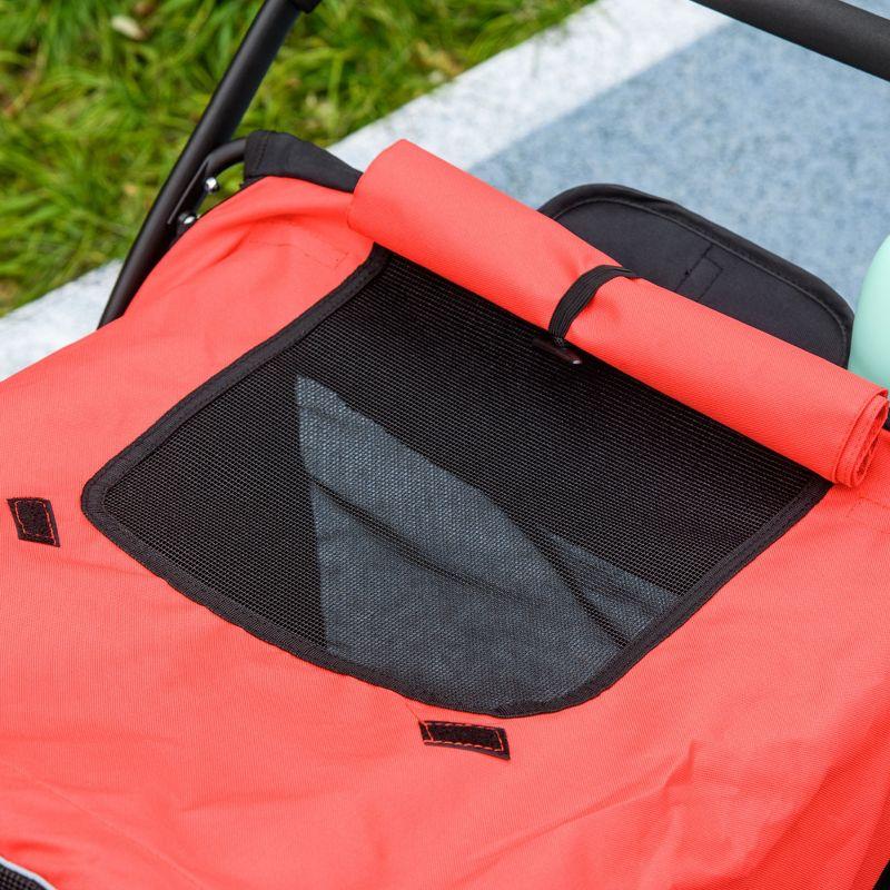 Pet Stroller for Medium and Large Dogs and Cats,Easy Fold Dog Stroller with Storage Bags,for Outdoor