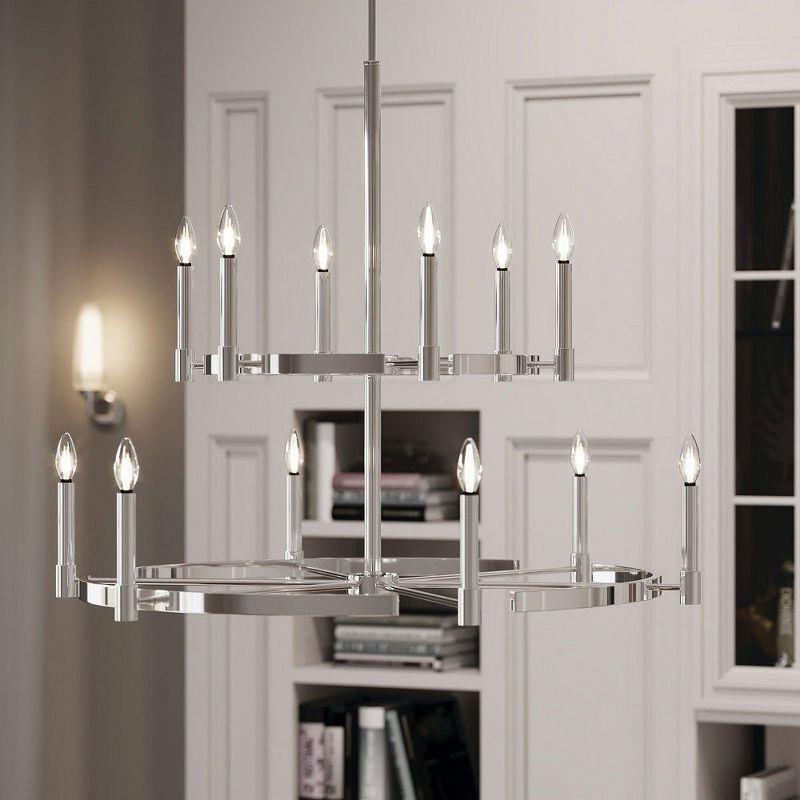 Kichler Lighting Tolani 12 - Light Chandelier in  Brushed Natural Brass