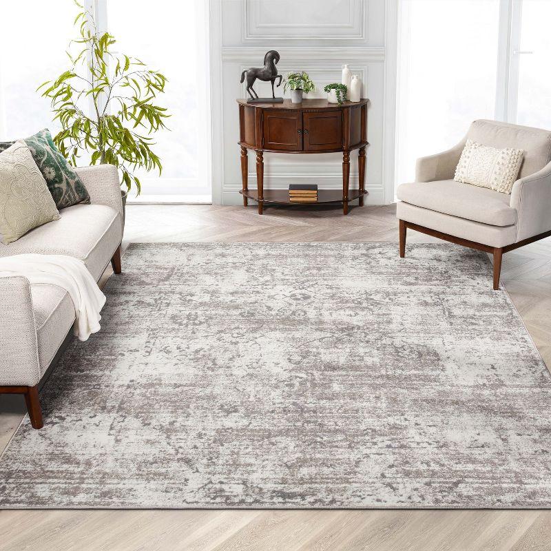 Vintage Oriental Ivory Area Rug