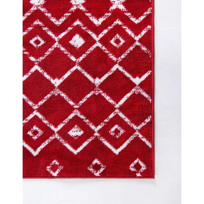 Unique Loom Moroccan Trellis Mamounia Geometric Indoor Woven Area Rug