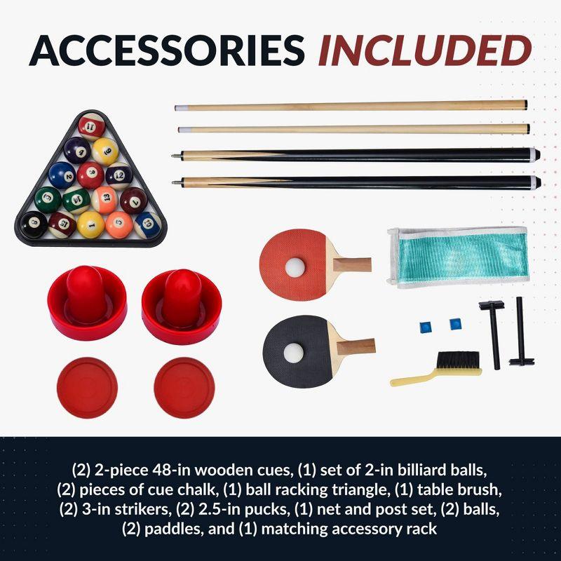 Triple Threat 3-in-1 72" Multi Game Table