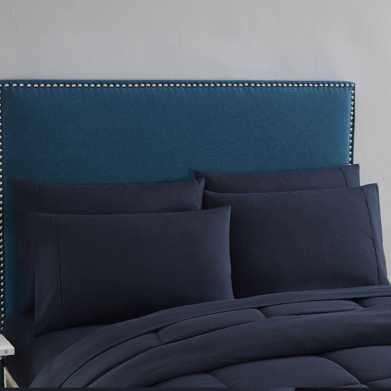 Sweet Home Collection All Season Bed-in-A-Bag 5pc/7pc Solid Color Comforter & Sheet Set Ultra Soft Bedding by Sweet Home Collection