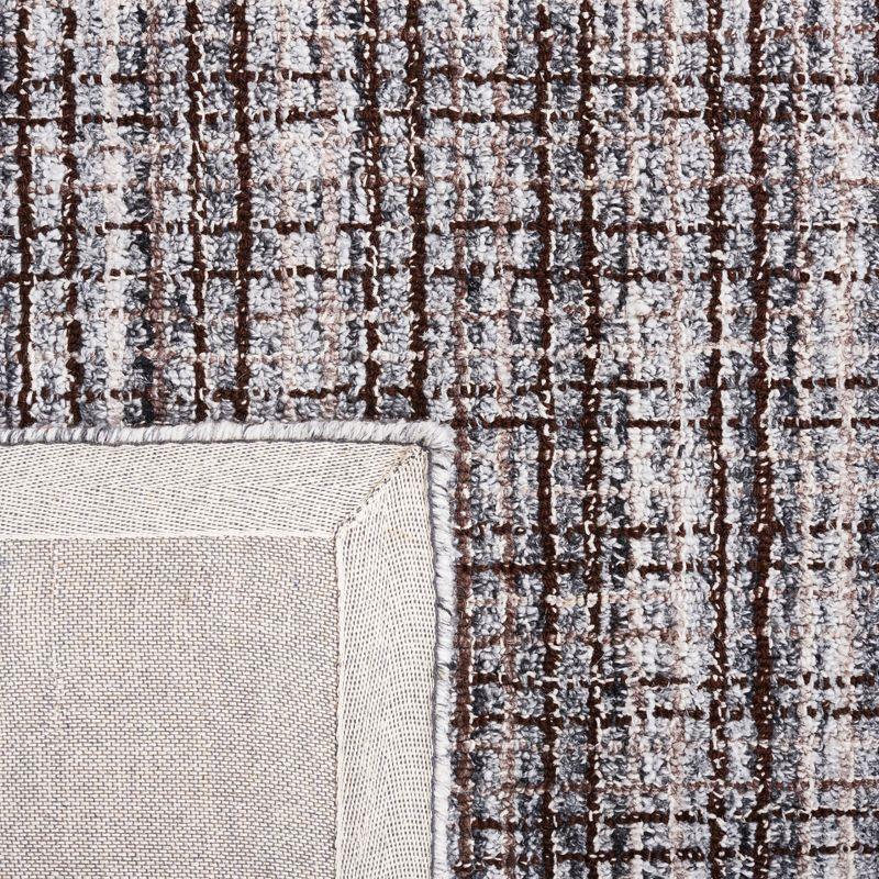 Abstract ABT486 Hand Tufted Area Rug - Grey/Brown - 8'9"x11'9" - Safavieh.