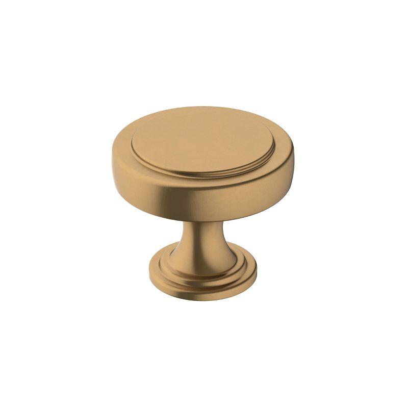 Amerock Exceed 1-1/2 inch (38mm) Diameter Champagne Bronze Cabinet Knob