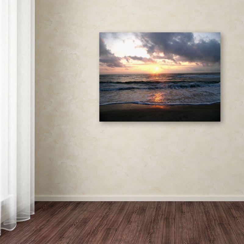 Trademark Fine Art -Monica Fleet 'Gentle Rise' Canvas Art