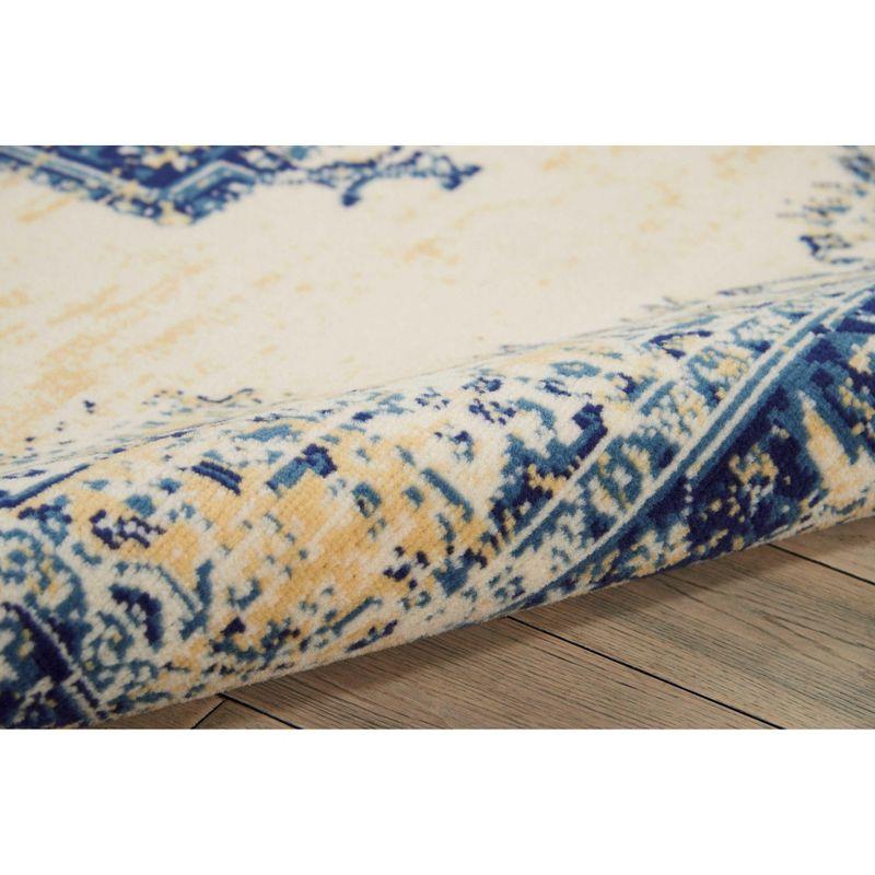 Nourison Grafix GRF14 White Area Rug 5'3" x 7'3"