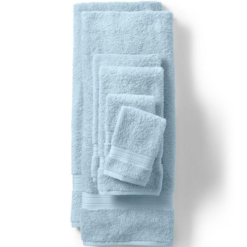 Lands' End Premium Supima Cotton Bath Towel - Dusty Blue