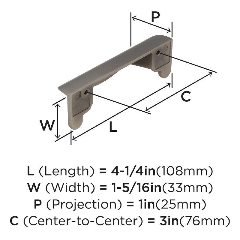 Inspirations 3" Center to Center Cup/Bin Pull
