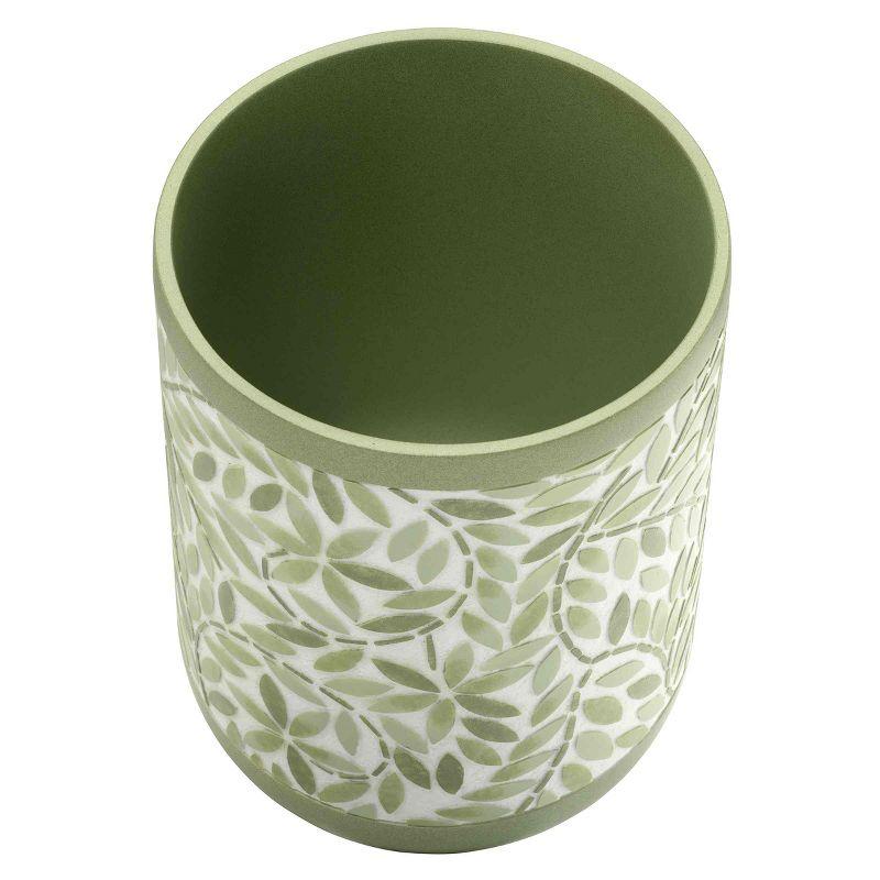 Avanti Linens Stratford Green Wastebasket