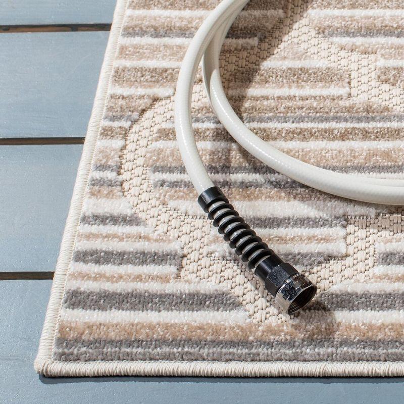 Cabana CBN333 Loomed Indoor Area Rug - Grey/Ivory - 8'x10' - Safavieh