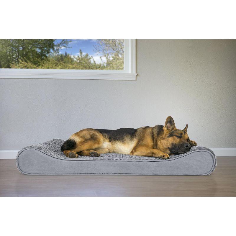 FurHaven Ultra Plush Luxe Lounger Orthopedic Dog Bed