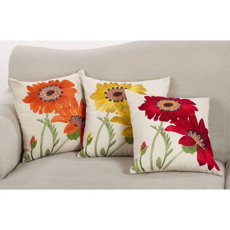 Embroidered Throw Pillow