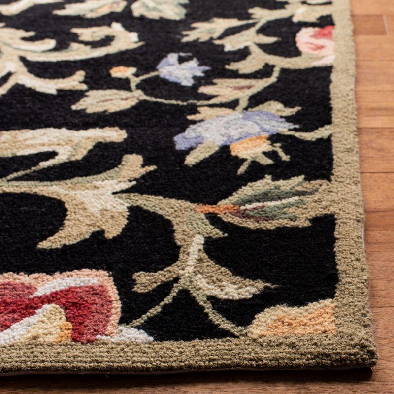 Chelsea HK310 Handmade Area Rug - 3'9"x5'9" - Black - Safavieh