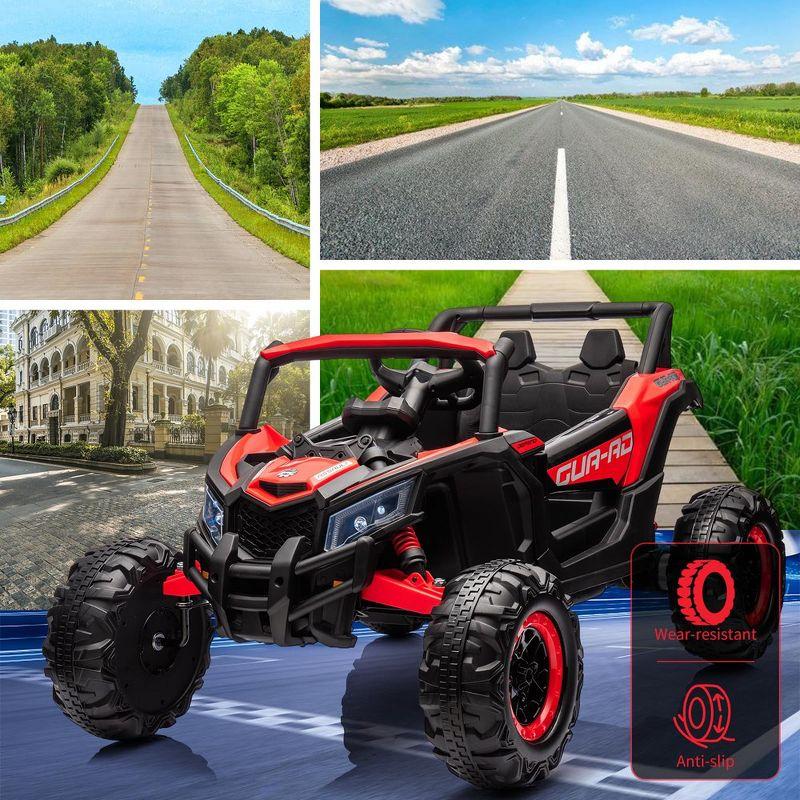 Ride on UTV Car, 24V Battery Powerd Electric Off-Road UTV Car w/Remote Control