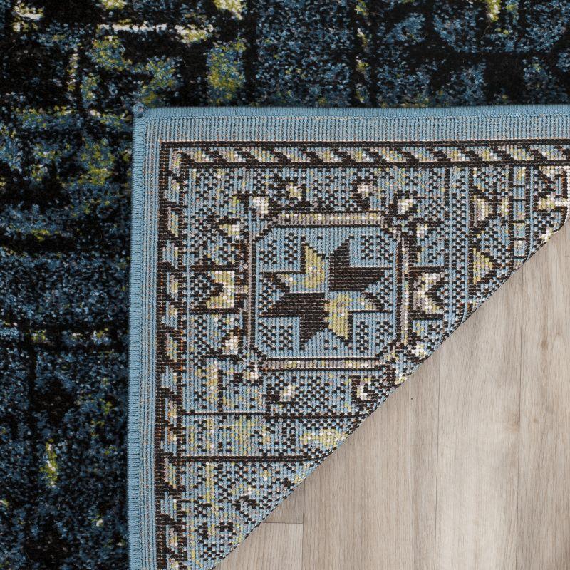 Vintage Hamadan VTH212 Power Loomed Indoor Runner Rug - Blue/Multi - 2'3"x8' - Safavieh