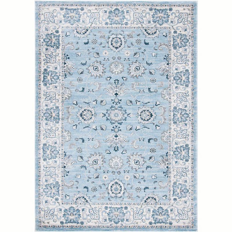 Isabella ISA940 Power Loomed Area Rug - Light Blue/Cream - 10'x14' - Safavieh