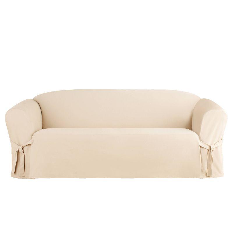 Cotton Box Cushion Sofa Slipcover