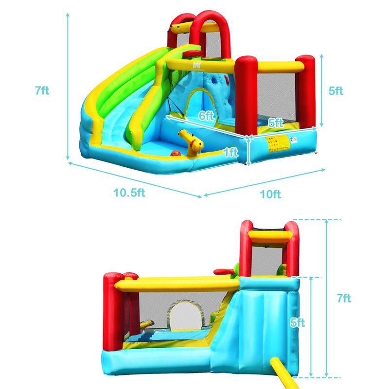 Colorful Inflatable Kids Water Slide Bounce House with Pool