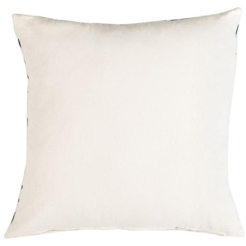 Abstract Cotton Throw Pillow