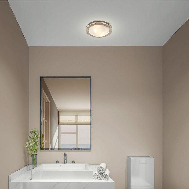 Livex Lighting Ariel 2 - Light Flush Mount in  Brushed Nickel