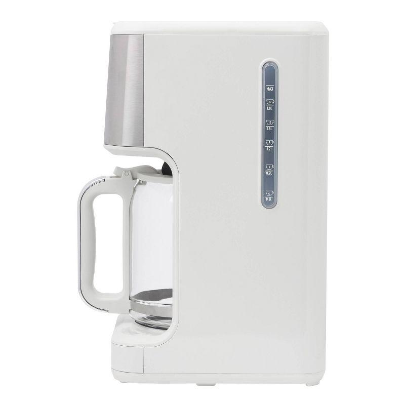 HADEN Generous Brew White 14-Cup Drip Coffee Maker