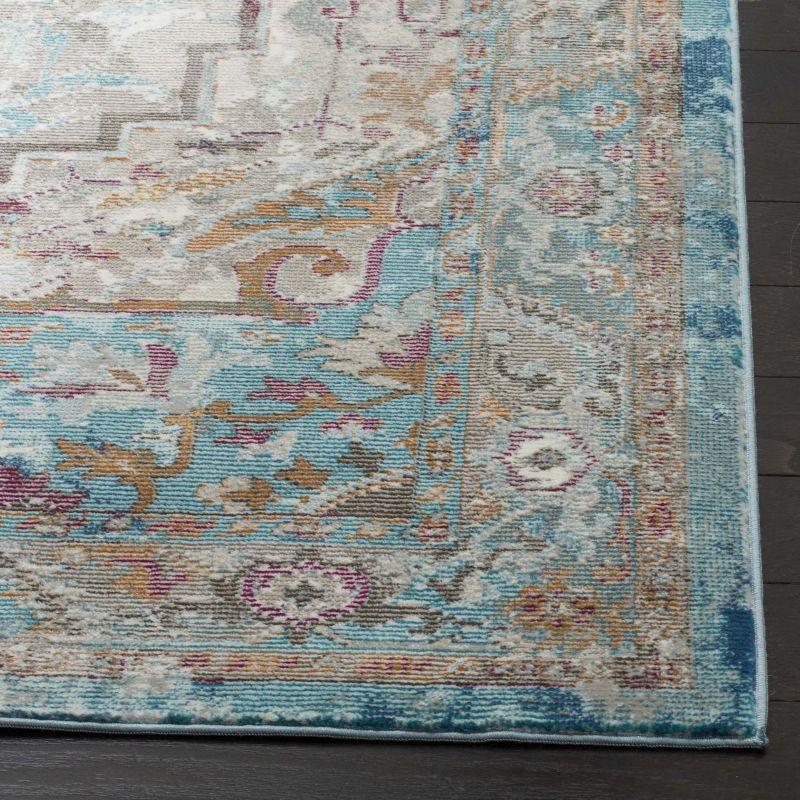 Aria ARA119 Power Loomed Area Rug - Beige/Blue - 10'x14' - Safavieh.