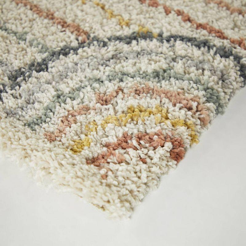 5'3"x7' Hailey Rainbow Striped Kids' Rug Cream - Balta Rugs