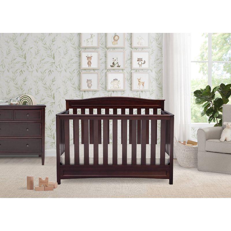 Delta Children Emery 4-in-1 Convertible Crib - Dark Chocolate