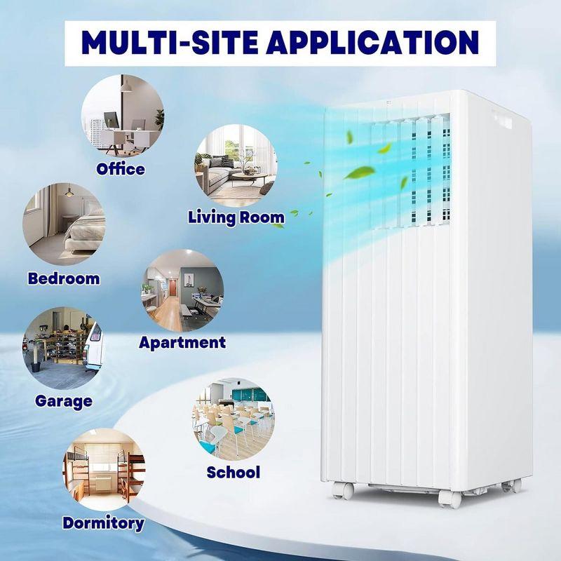 8000Btu Portable Air Conditioner, 3 in 1 portable ac unit with fan