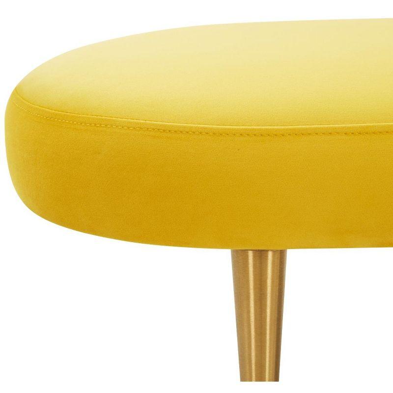 Corinne Oval Bench - SFV4704 - Marigold - Safavieh Couture